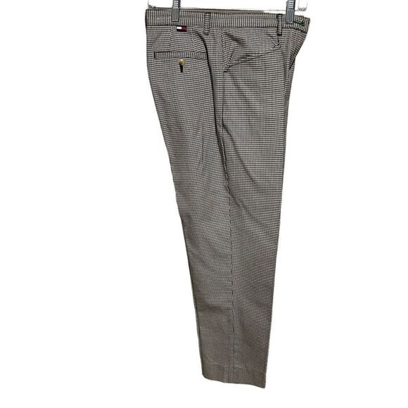 Tommy Hilfiger Houndstooth Plaid Check Trousers Slacks - Picture 9 of 14